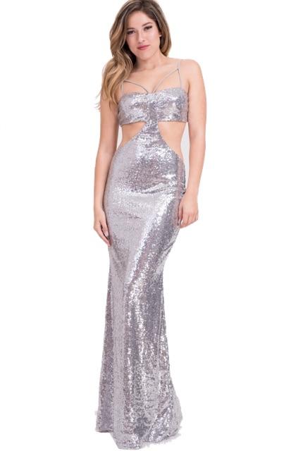 Ice Princess Gown - Silver - SLAYVE to style (1568193970199)