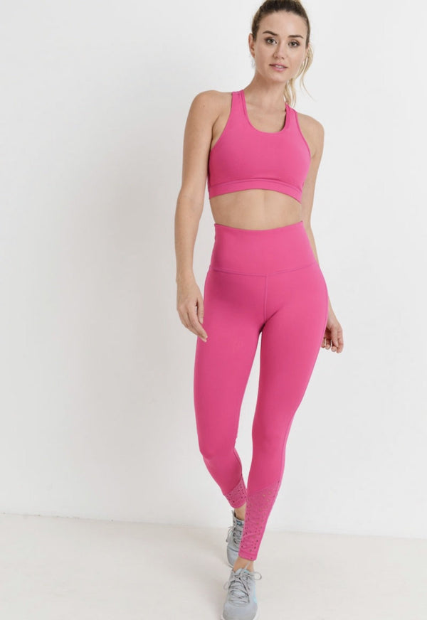 Pink AF Sports Bra - SLAYVE to style (1577324412951)