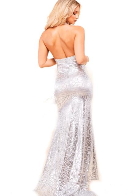 Silver Slither Gown - SLAYVE to style (4445562175535)