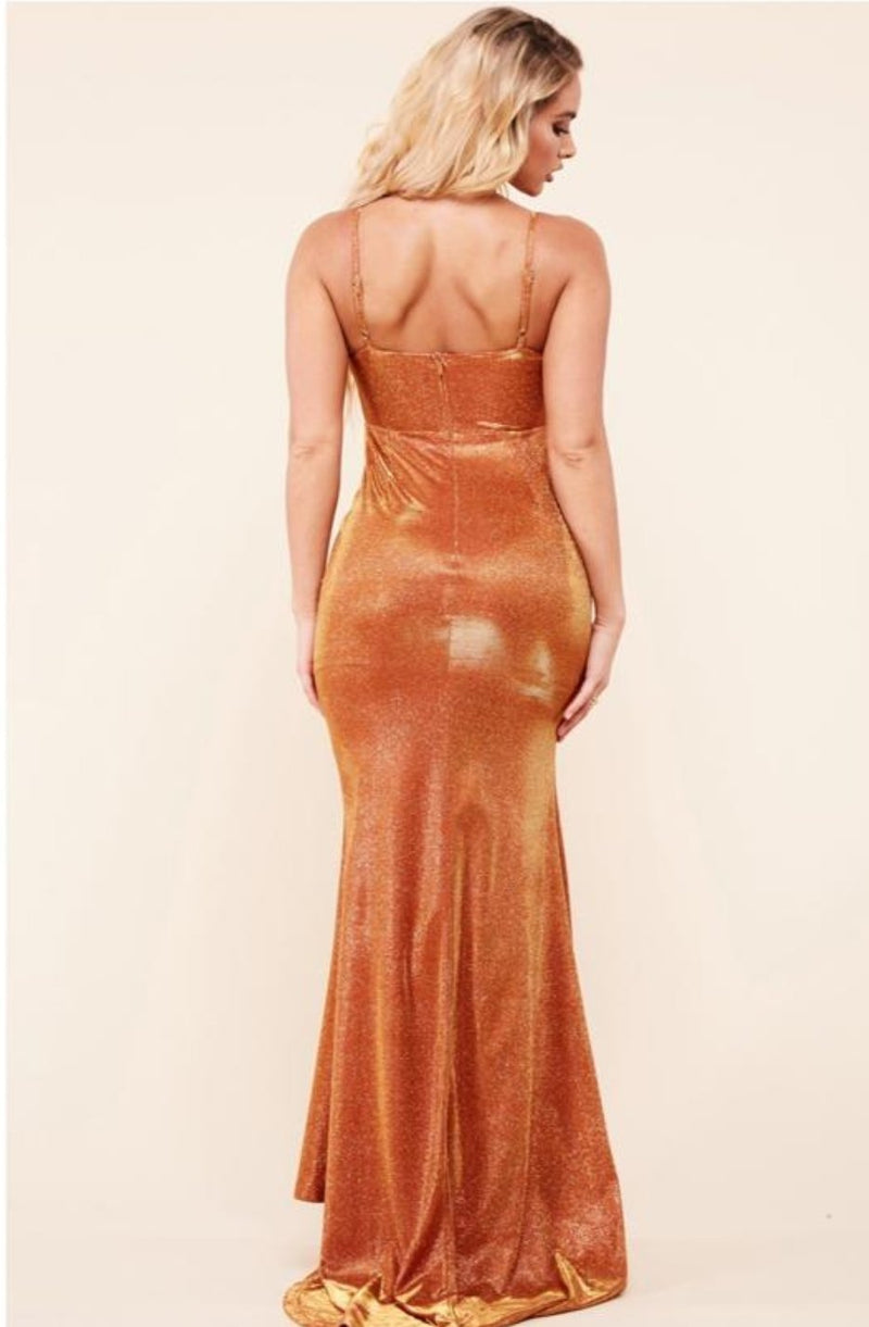 Sparkling Copper Gown - SLAYVE to style (4420334452783)