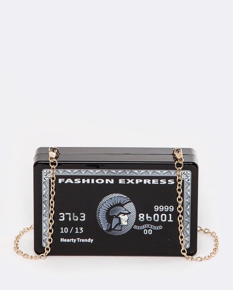 The Black Card Clutch - SLAYVE to style (1460782235671)